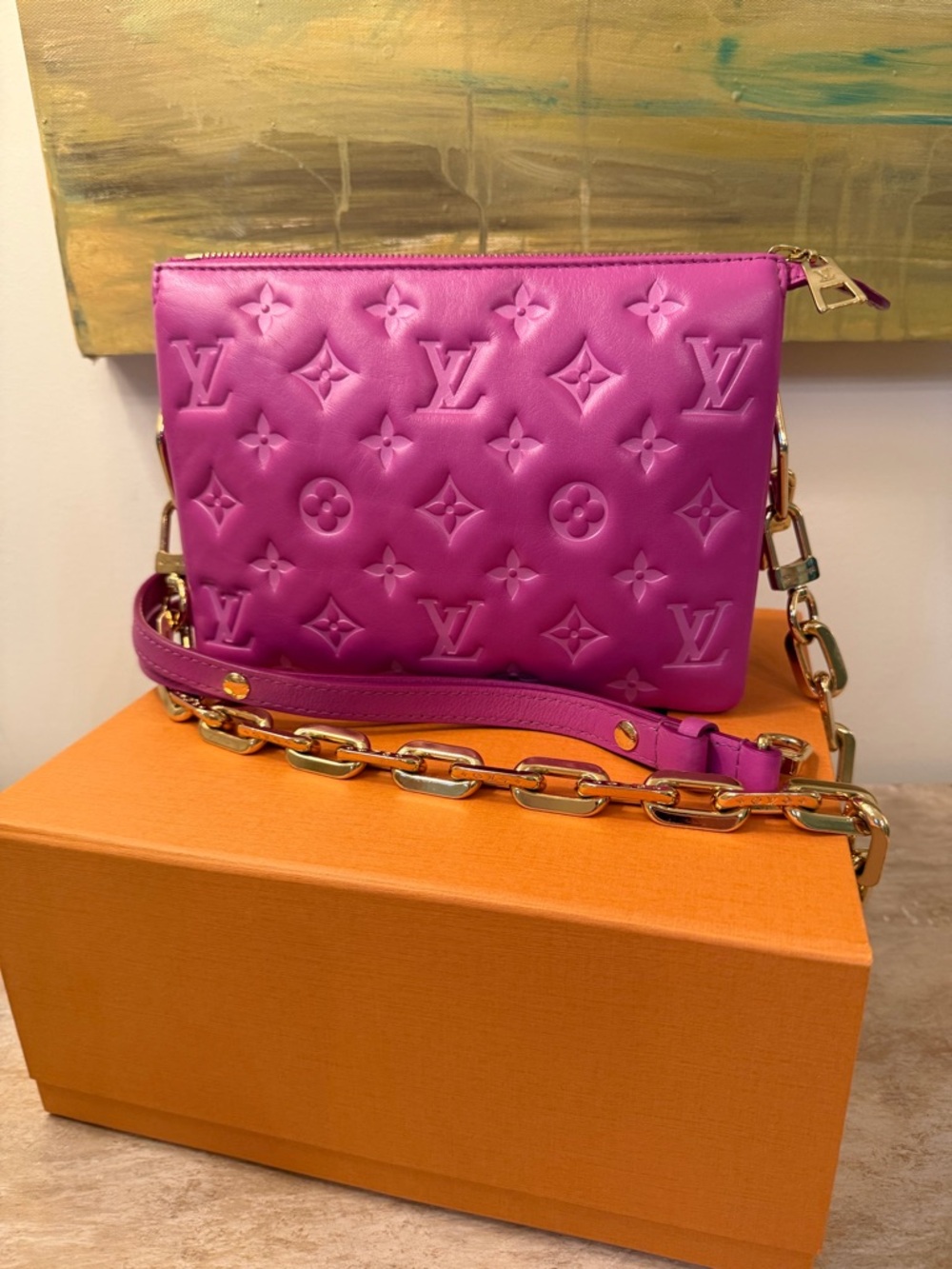 Louis Vuitton Coussin monogram crossbody Pristine full set - Picture 2 of 10